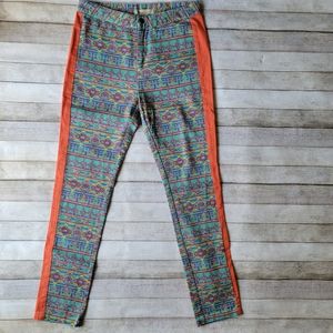 Billy By Flying Tomato tribal Aztec print pants size medium